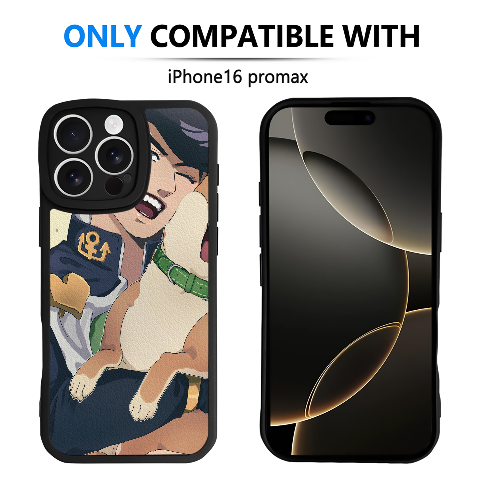 （画像用） ジョジョの奇妙な冒険 JoJo's Bizarre Adventure 【iPhone 16シリーズ対応】シリコンスマホケース（レザー調） 材質：シリコン